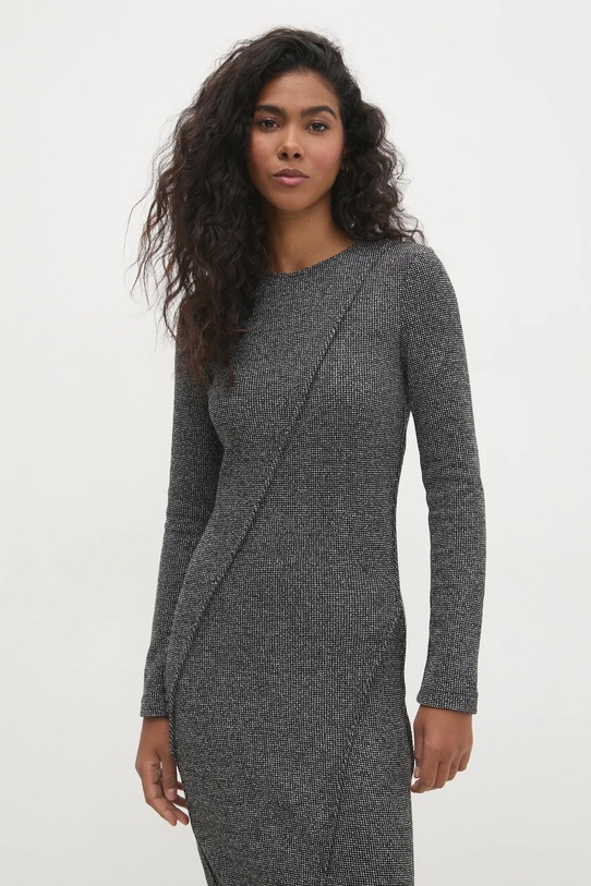 Answear.LAB sukienka czarny W24W.LF.111294.tos