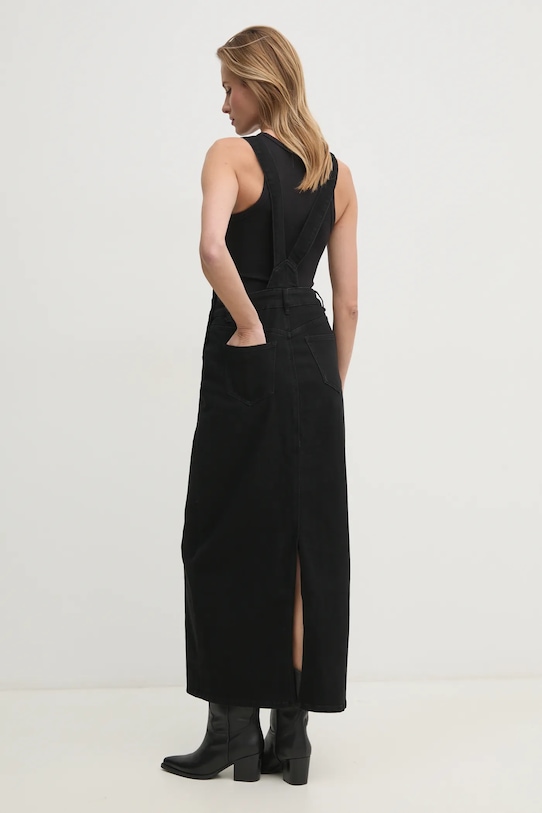 Džínové šaty Answear.LAB rd8522.2.fos černá WZ24