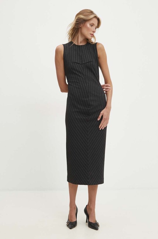 Answear Lab rochie B8052.iw negru WZ24