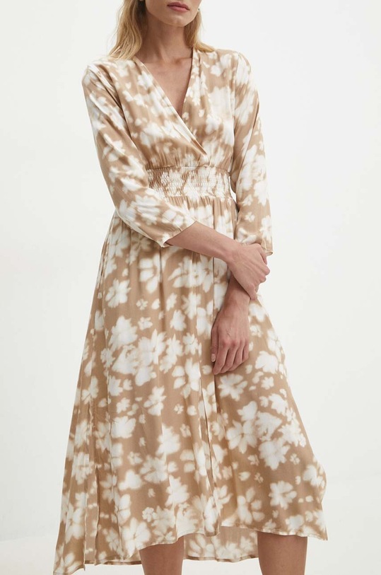 Answear Lab rochie bej 63170.1482v.flk