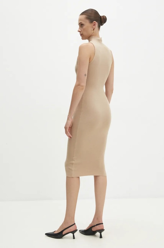 Odzież Answear.LAB sukienka MG59431.hms brązowy