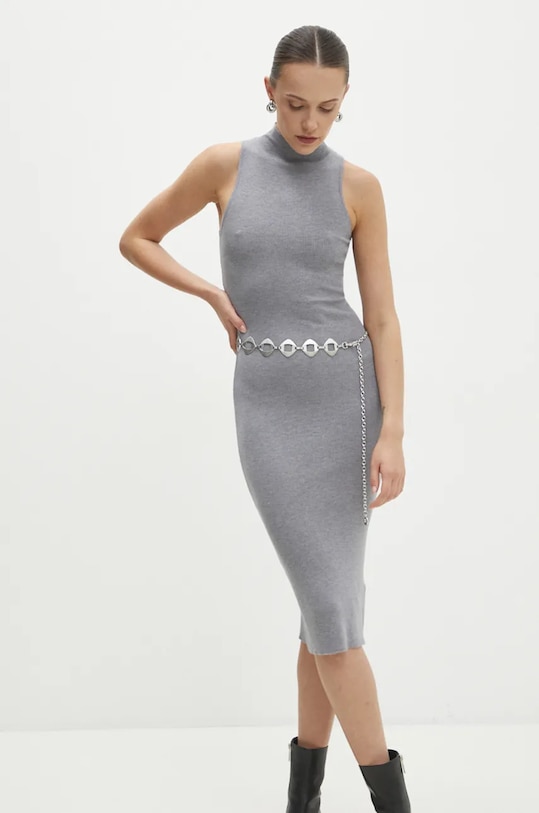 Платье Answear.LAB casual серый MG59431.hms