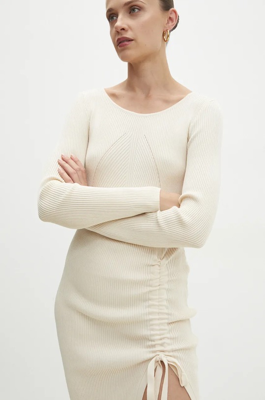 Сукня Answear.LAB бежевий DZ93315.hms