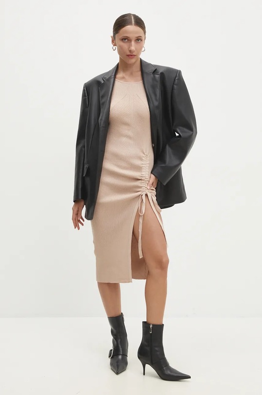 Šaty Answear.LAB DZ93315.hms béžová WZ24