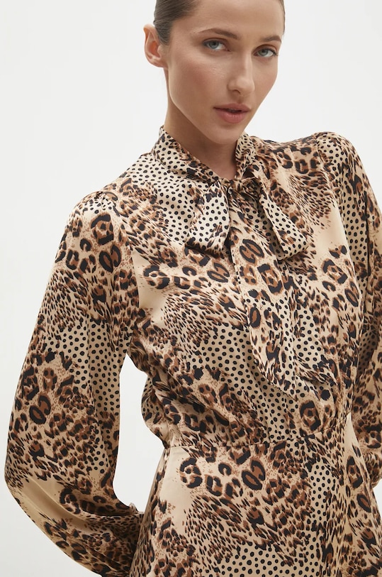 Šaty Answear.LAB hnědá 23250yr.FKK