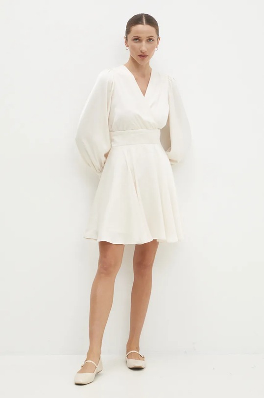 Šaty Answear.LAB 23337lr.FKK béžová WZ24