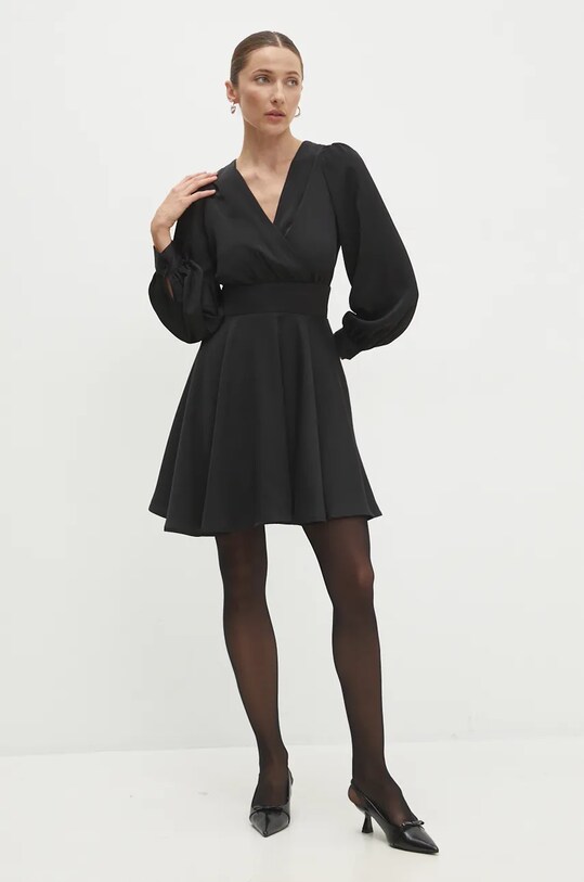 Answear Lab rochie 23337lr.FKK negru WZ24