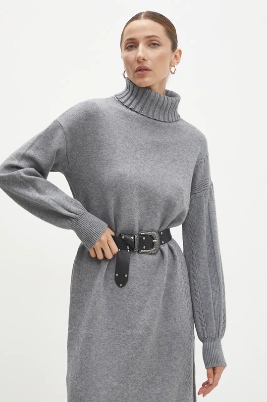 Haljina Answear.LAB siva W2123.HLK