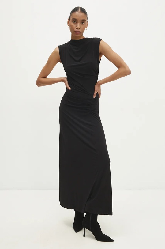 Answear Lab rochie maxi negru 19707.tos