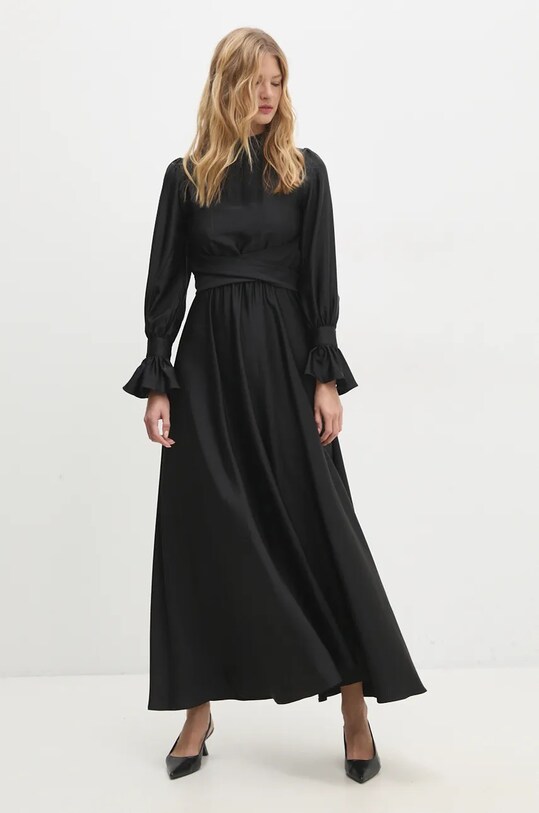Answear Lab rochie 90076.tos negru WZ24