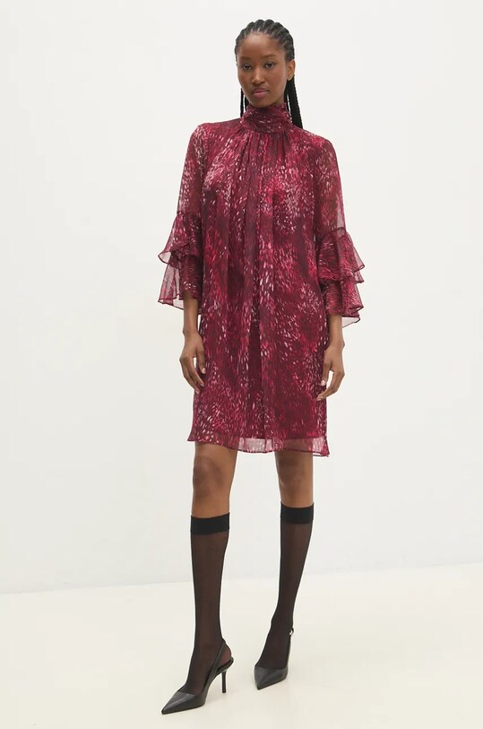 Answear Lab rochie mini rosu 57888.tos