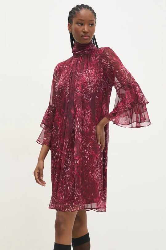 Answear Lab rochie 57888.tos rosu WZ24