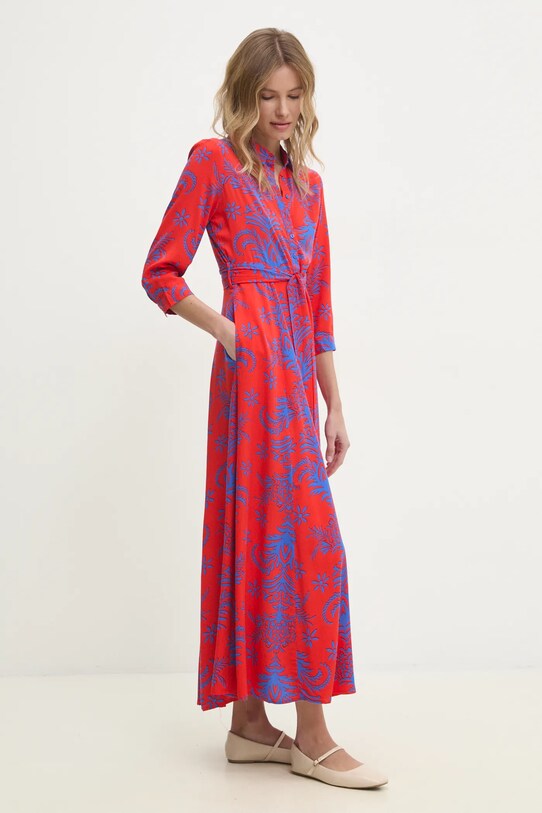 Φόρεμα Answear Lab με μοτίβο κόκκινο 62998.1398.flk