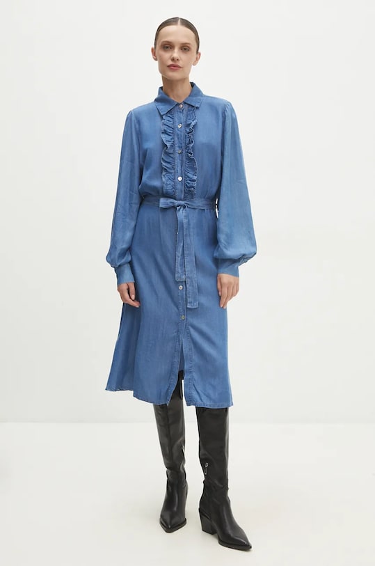 Платье Answear.LAB casual голубой 23606v2190.IKK