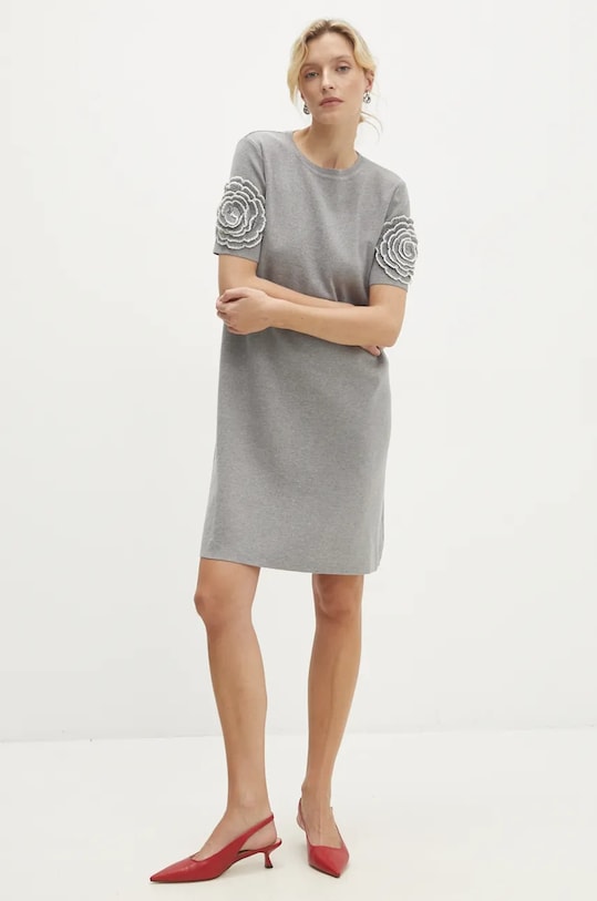 Answear Lab rochie mini gri cd99586.IKK
