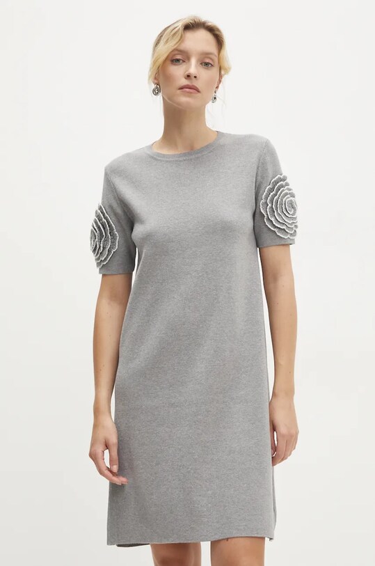 Answear Lab rochie cd99586.IKK gri WZ24