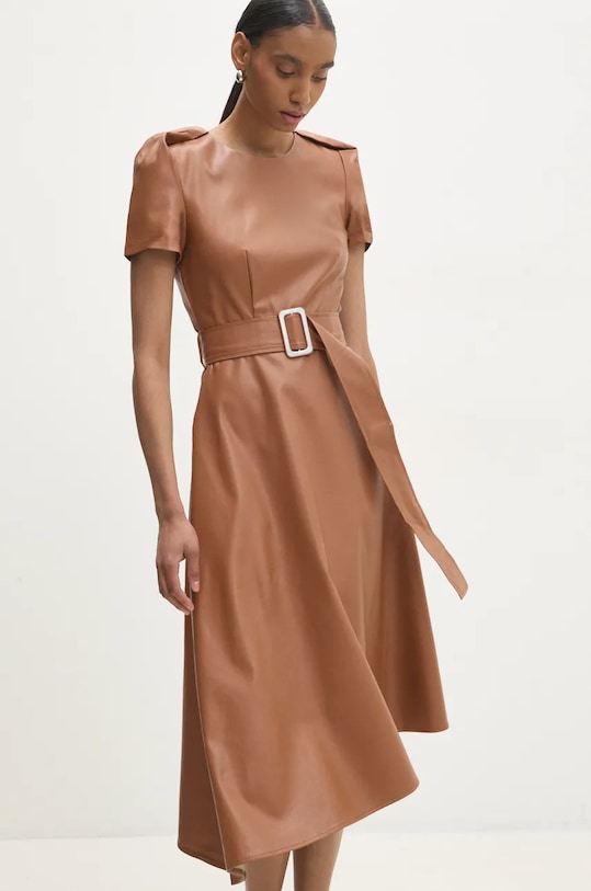 Answear Lab sukienka casual brązowy b119.ios