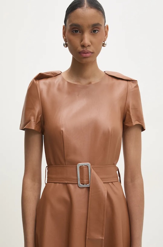 Answear Lab sukienka brązowy b119.ios