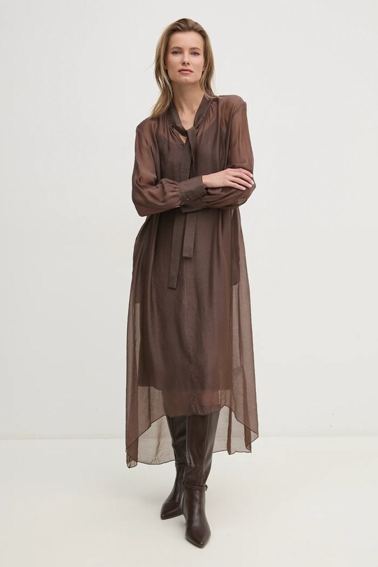 Îmbrăcăminte Answear Lab rochie d681240300.ims maro