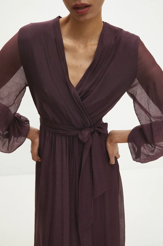 Šaty Answear.LAB burgundské d34240300.ims