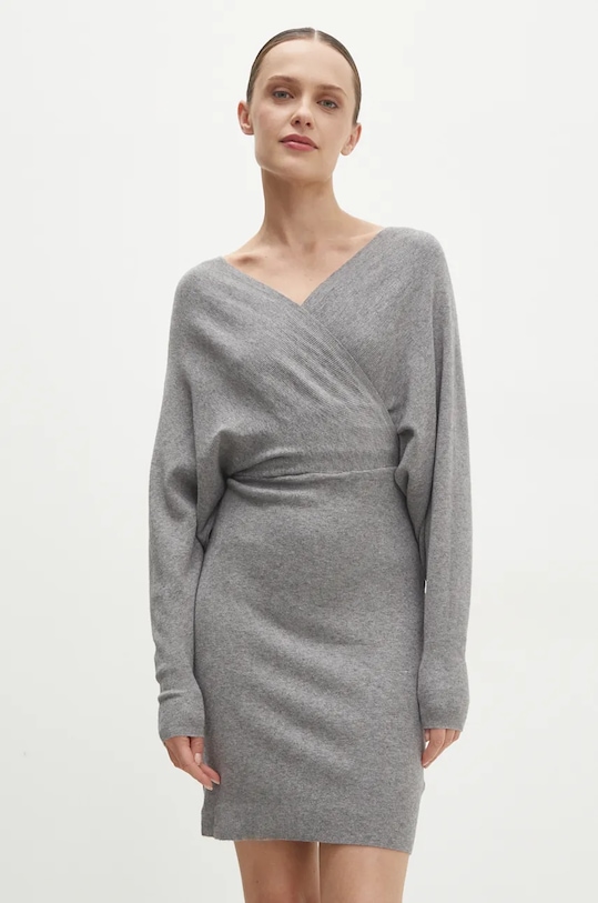 Šaty Answear.LAB 5147.IKK šedá WZ24