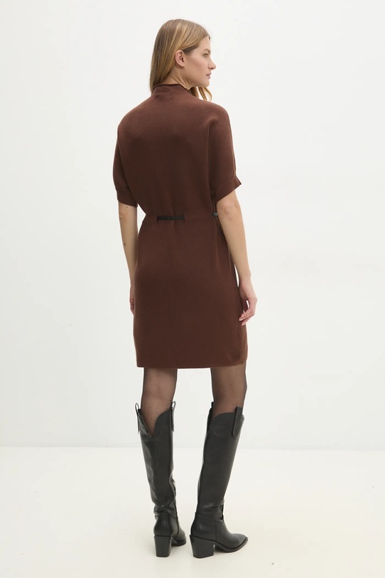 Odzież Answear Lab sukienka 5290.IKK brązowy