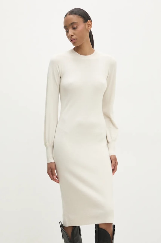 Šaty Answear.LAB mini béžová AC19218.hos