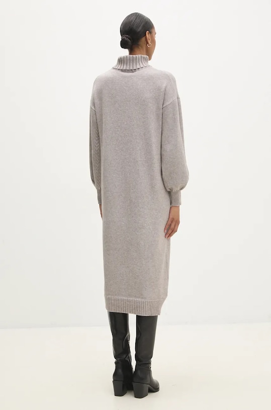 Odzież Answear.LAB sukienka W2123.hos szary