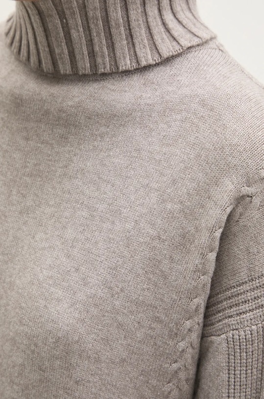 Answear.LAB sukienka W2123.hos szary