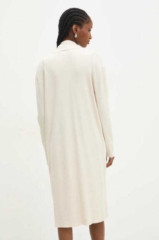 Îmbrăcăminte Answear Lab rochie și cardigan W01026.hos bej