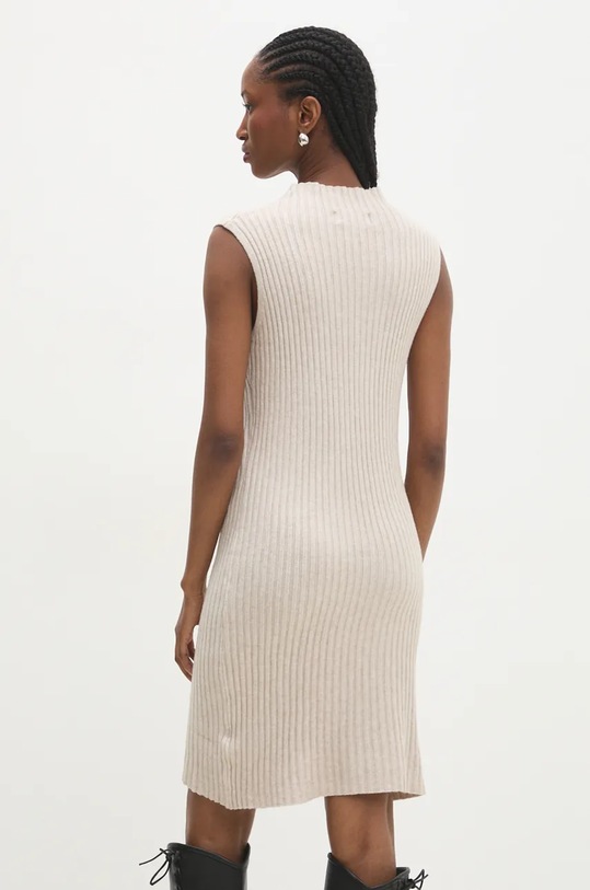 Šaty a kardigan Answear.LAB béžová W01026.hos