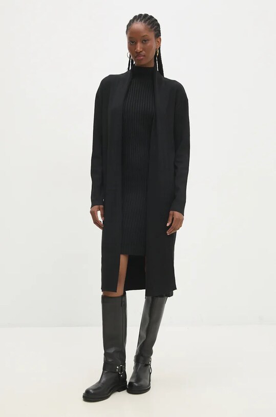 Сукня і кардиган Answear.LAB W01026.hos чорний