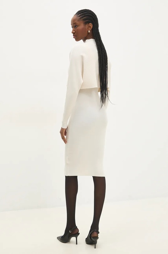 Îmbrăcăminte Answear Lab rochie și pulover MG58978AB.hlk bej