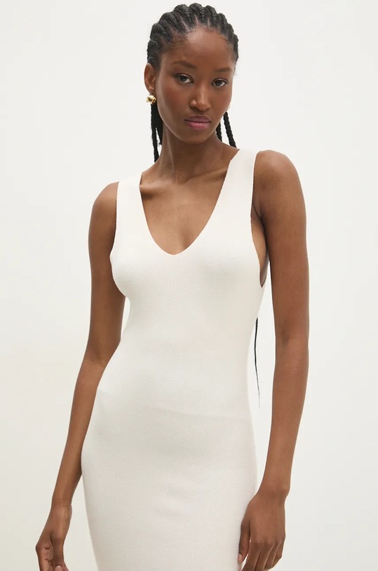 Answear Lab rochie și pulover MG58978AB.hlk bej