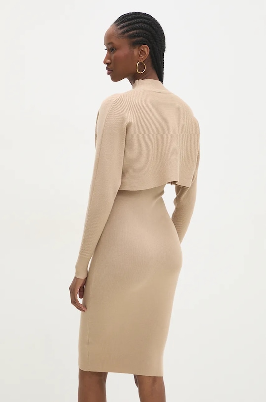 Îmbrăcăminte Answear Lab rochie și pulover MG58978AB.hlk maro