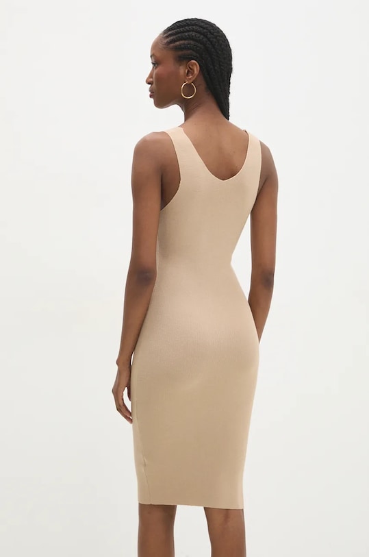 Answear Lab rochie și pulover maro MG58978AB.hlk