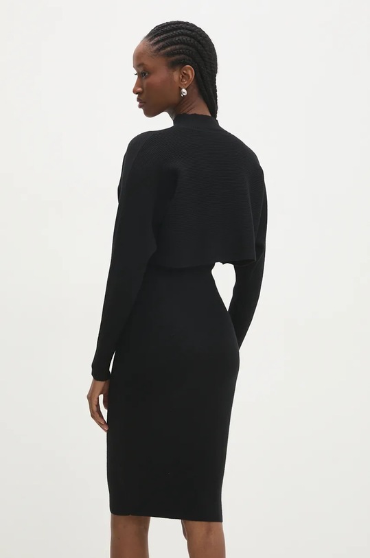 Îmbrăcăminte Answear Lab rochie și pulover MG58978AB.hlk negru
