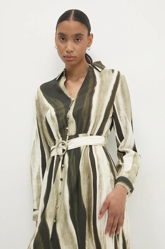 Answear Lab rochie verde RM505.hms