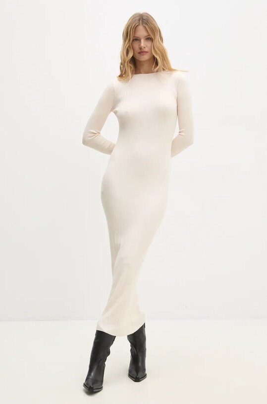 Answear Lab rochie 231034.tos bej WZ24