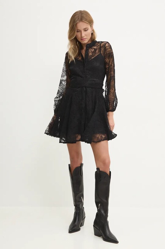 Answear Lab rochie 80960.2.FLK negru WZ24