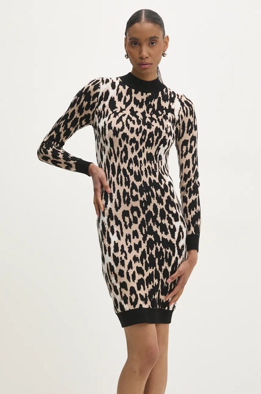 Answear.LAB sukienka casual beżowy MC9187.fos