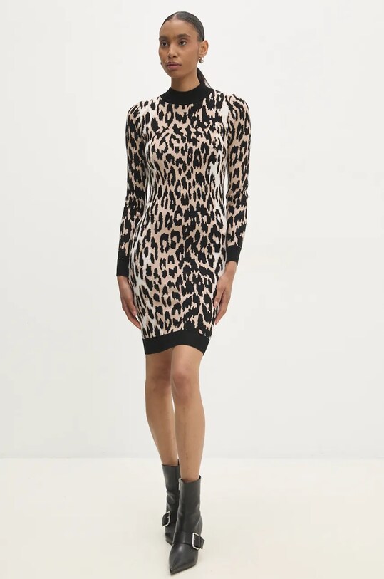 Answear Lab rochie MC9187.fos bej WZ24