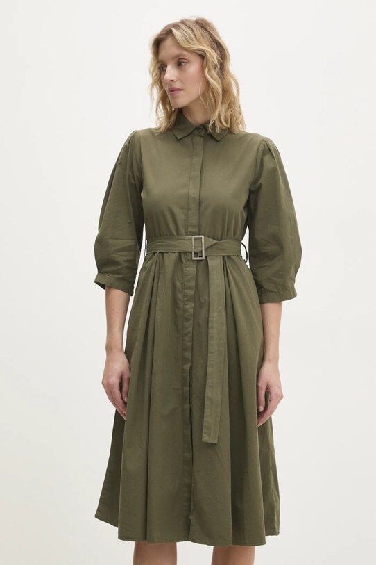 Bavlněné šaty Answear.LAB sng.29.tos zelená WZ24