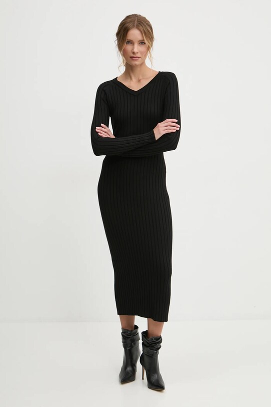 Answear.LAB sukienka hl037.ios czarny WZ24