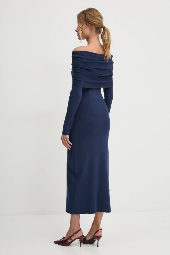 Odzież Answear.LAB sukienka hl041.ios granatowy