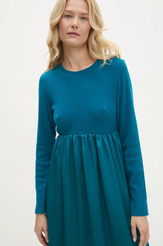 Answear Lab rochie 53655.ilk albastru WZ24