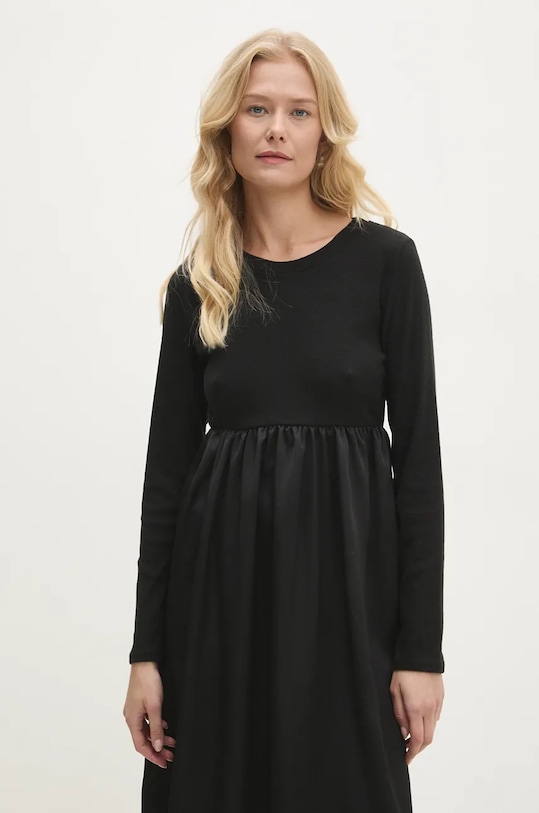 Сукня Answear.LAB 53655.ilk чорний WZ24