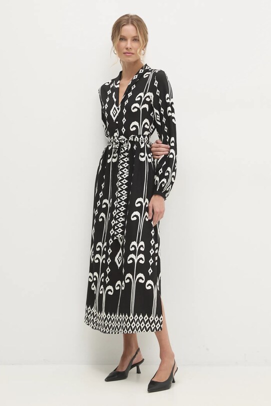 Answear Lab rochie maxi negru MR21867.hos