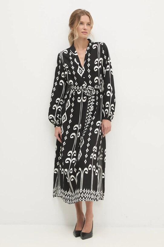 Answear Lab rochie MR21867.hos negru WZ24