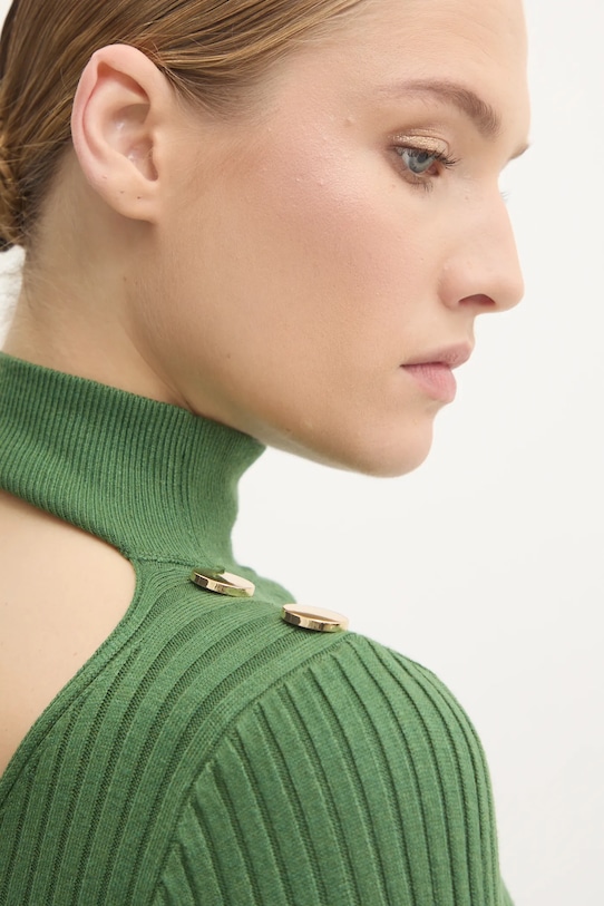 Answear.LAB sukienka W0106AB.hms zielony